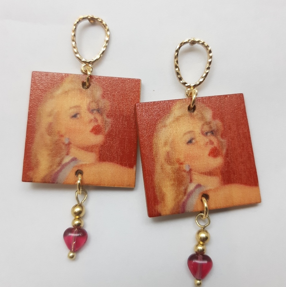 Pinup Dangle Earrings